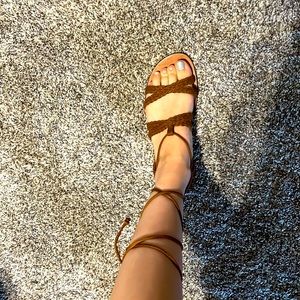 Tie up Sandals size 7